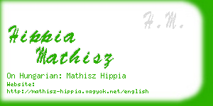 hippia mathisz business card
